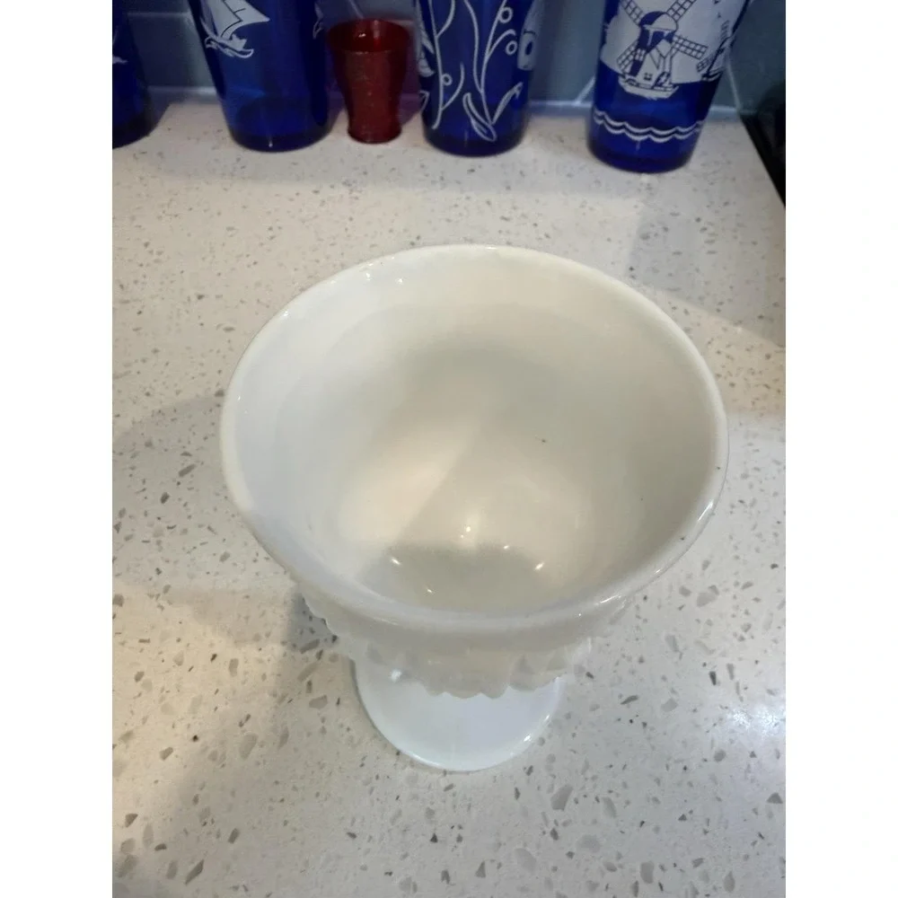 Westmoreland Old Quilt Milk Glass 5 1/2